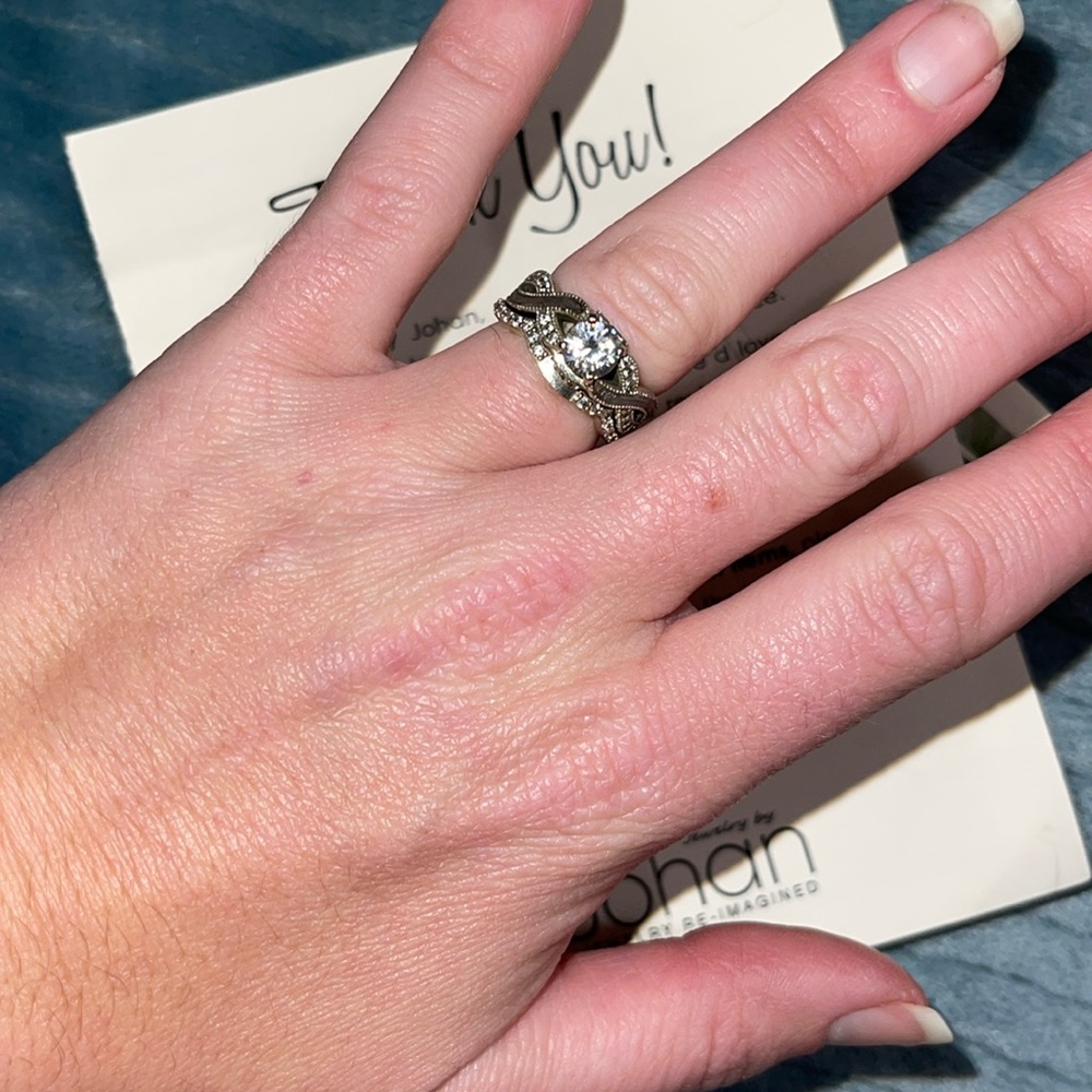 Engagement/Wedding Band Set